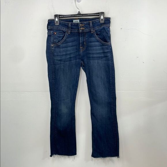 Hudson Jeans Midrise Signature Bootcut Denim Size 28 Dark Wash - Picture 1 of 14